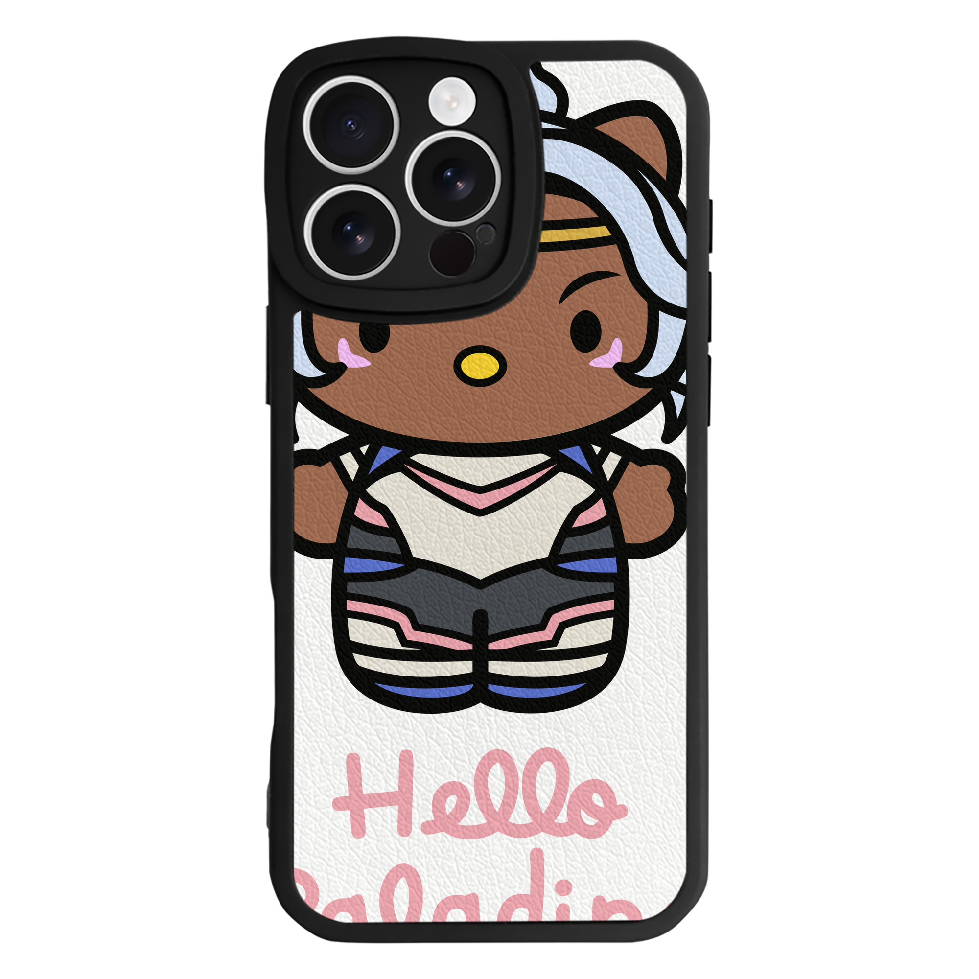 （画像用） Hello Kitty ハローキティ 【iPhone 16シリーズ対応】シリコンスマホケース（レザー調） 材質：シリコン
